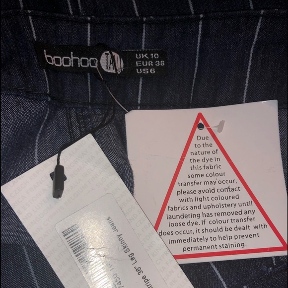 New Woman’s Tall Lottie Pinstripe Skinny Jeans - Picture 1 of 10